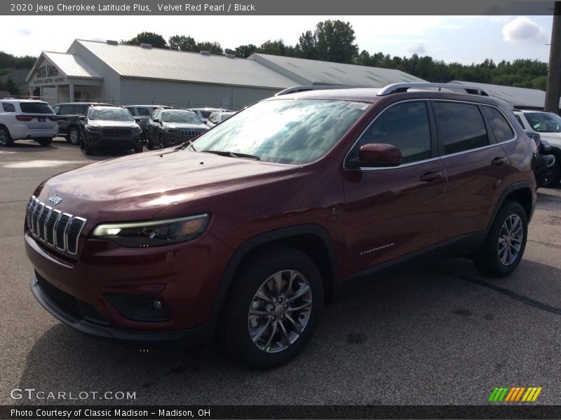 Velvet Red Pearl / Black 2020 Jeep Cherokee Latitude Plus