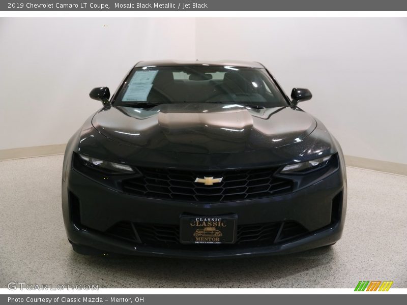 Mosaic Black Metallic / Jet Black 2019 Chevrolet Camaro LT Coupe