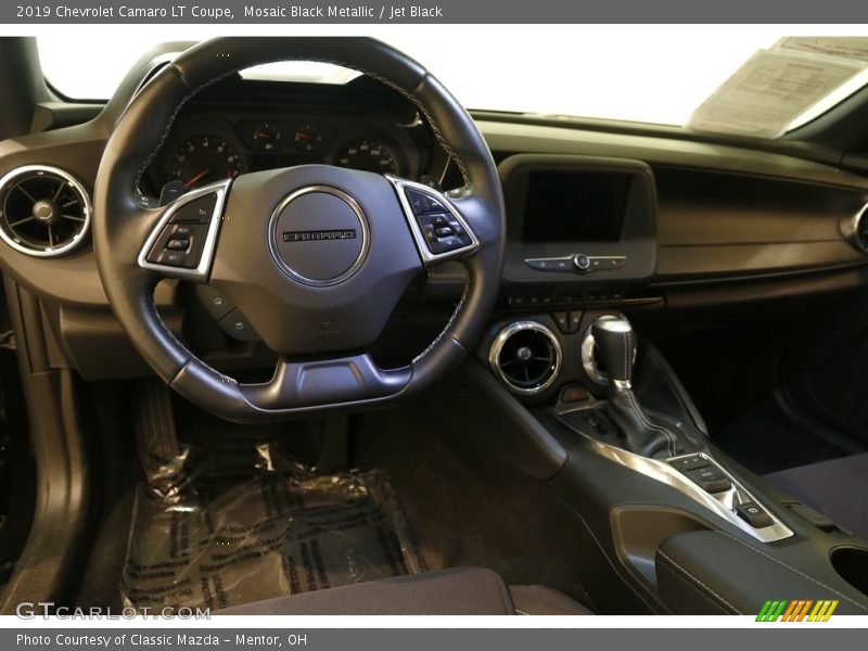 Mosaic Black Metallic / Jet Black 2019 Chevrolet Camaro LT Coupe