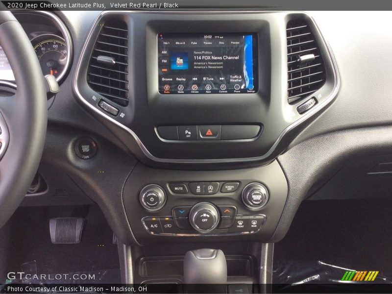 Velvet Red Pearl / Black 2020 Jeep Cherokee Latitude Plus