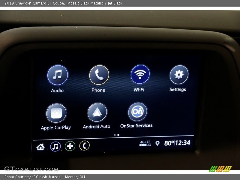 Mosaic Black Metallic / Jet Black 2019 Chevrolet Camaro LT Coupe
