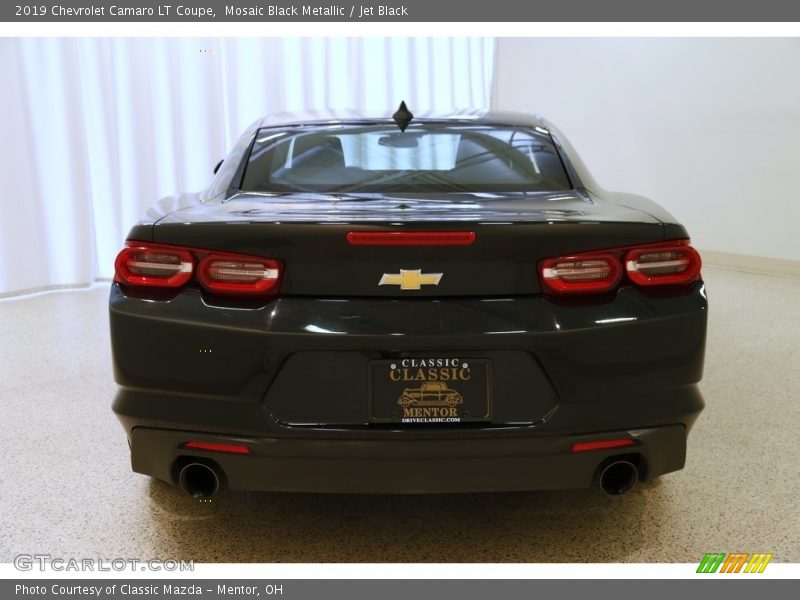 Mosaic Black Metallic / Jet Black 2019 Chevrolet Camaro LT Coupe