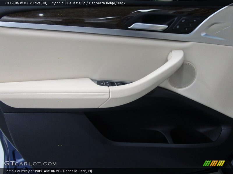 Phytonic Blue Metallic / Canberra Beige/Black 2019 BMW X3 xDrive30i