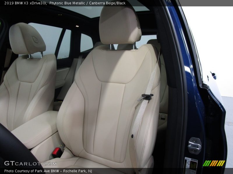 Phytonic Blue Metallic / Canberra Beige/Black 2019 BMW X3 xDrive30i