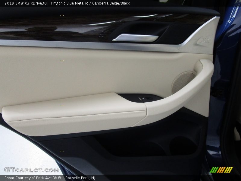 Phytonic Blue Metallic / Canberra Beige/Black 2019 BMW X3 xDrive30i