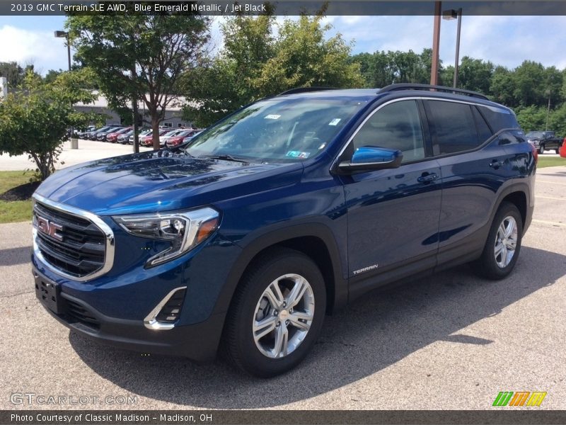 Blue Emerald Metallic / Jet Black 2019 GMC Terrain SLE AWD