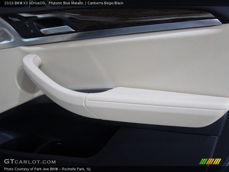 Phytonic Blue Metallic / Canberra Beige/Black 2019 BMW X3 xDrive30i
