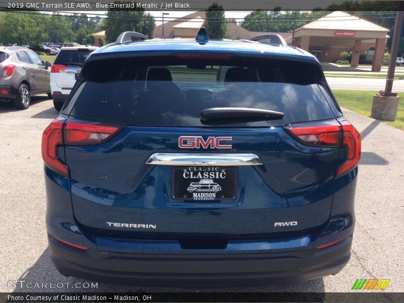 Blue Emerald Metallic / Jet Black 2019 GMC Terrain SLE AWD