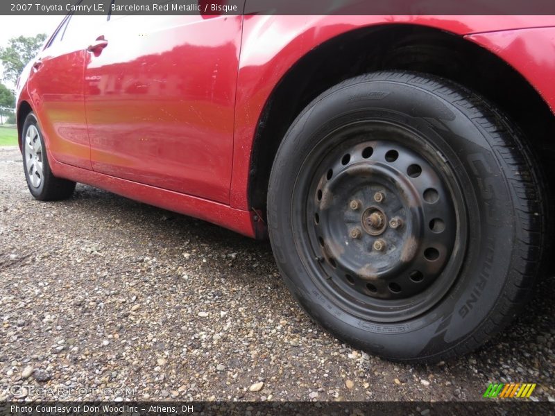 Barcelona Red Metallic / Bisque 2007 Toyota Camry LE