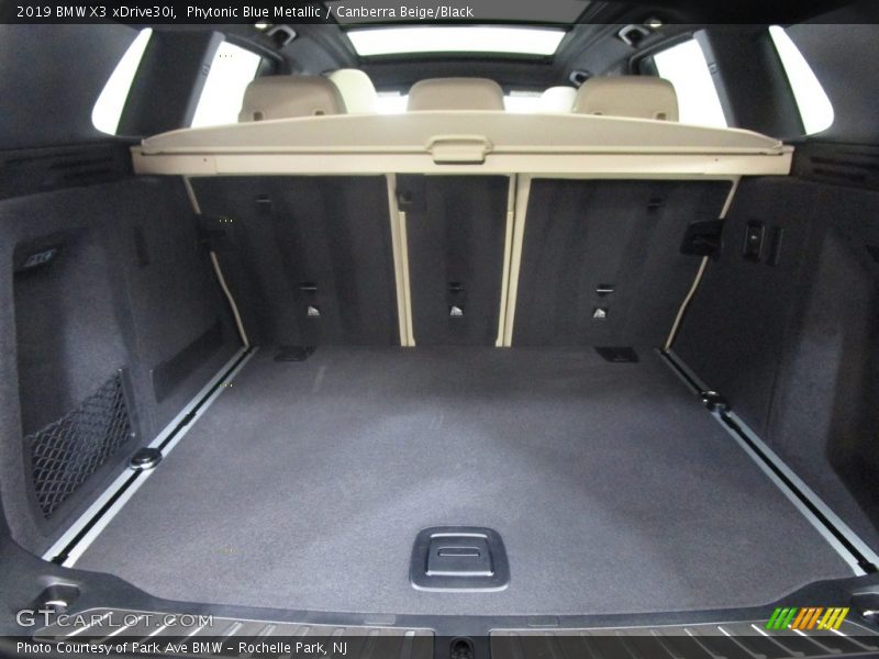 Phytonic Blue Metallic / Canberra Beige/Black 2019 BMW X3 xDrive30i