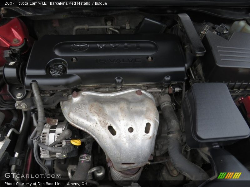 Barcelona Red Metallic / Bisque 2007 Toyota Camry LE