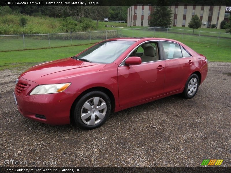 Barcelona Red Metallic / Bisque 2007 Toyota Camry LE