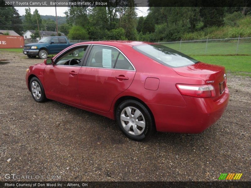 Barcelona Red Metallic / Bisque 2007 Toyota Camry LE