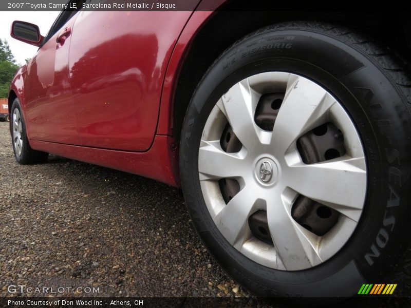 Barcelona Red Metallic / Bisque 2007 Toyota Camry LE