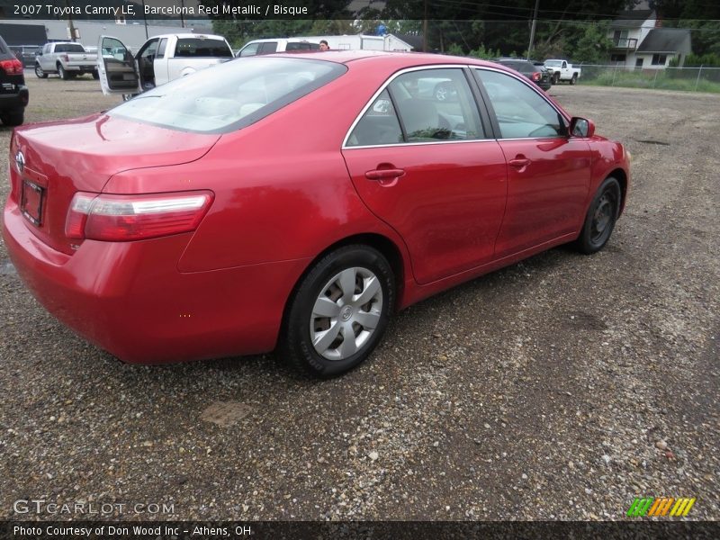 Barcelona Red Metallic / Bisque 2007 Toyota Camry LE