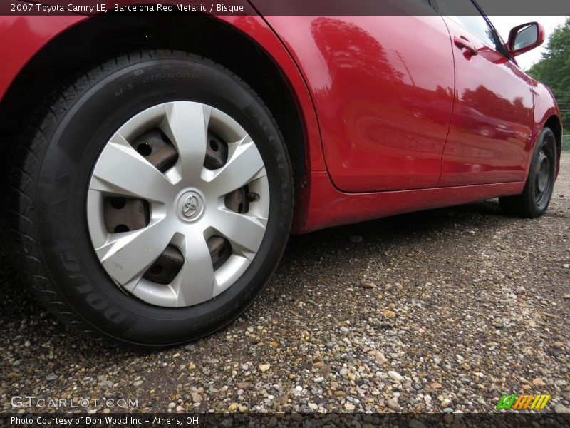 Barcelona Red Metallic / Bisque 2007 Toyota Camry LE