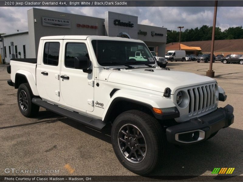 Bright White / Black/Dark Saddle 2020 Jeep Gladiator Overland 4x4