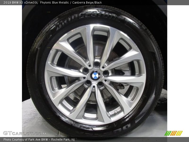 Phytonic Blue Metallic / Canberra Beige/Black 2019 BMW X3 xDrive30i
