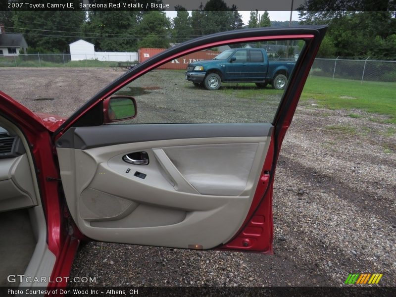 Barcelona Red Metallic / Bisque 2007 Toyota Camry LE