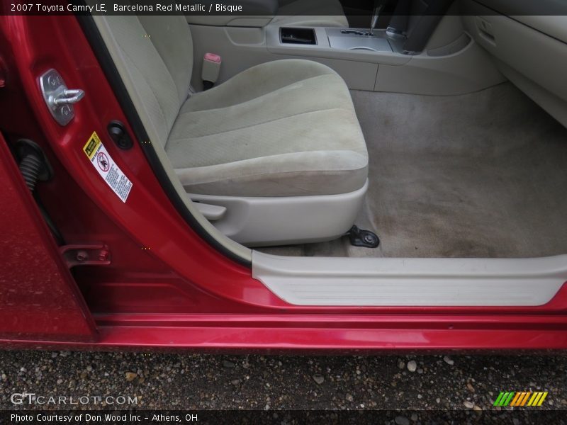 Barcelona Red Metallic / Bisque 2007 Toyota Camry LE