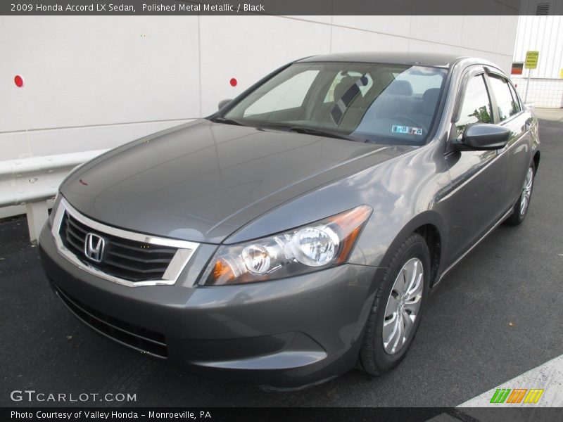 Polished Metal Metallic / Black 2009 Honda Accord LX Sedan