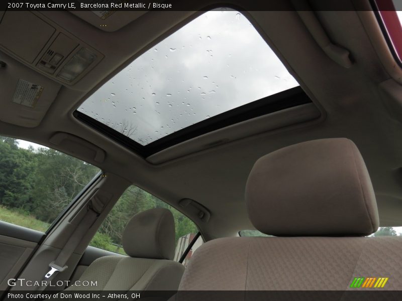Barcelona Red Metallic / Bisque 2007 Toyota Camry LE