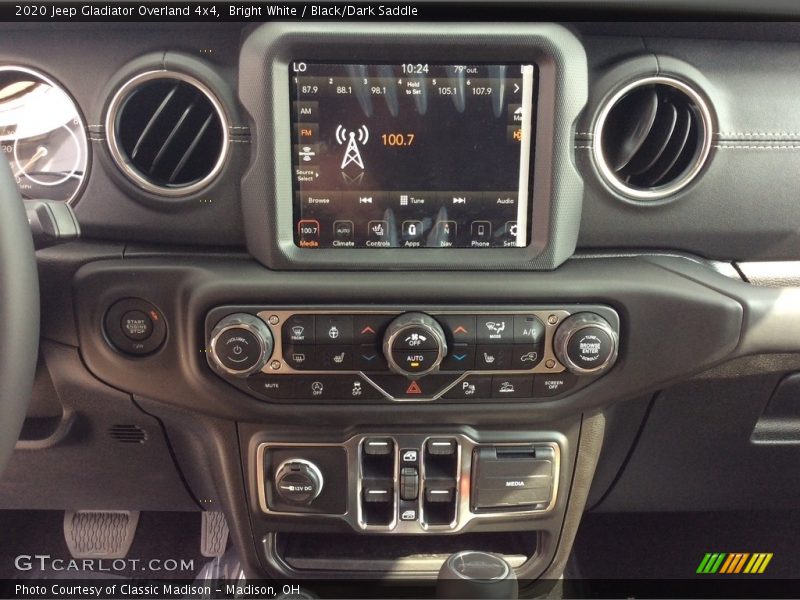 Bright White / Black/Dark Saddle 2020 Jeep Gladiator Overland 4x4