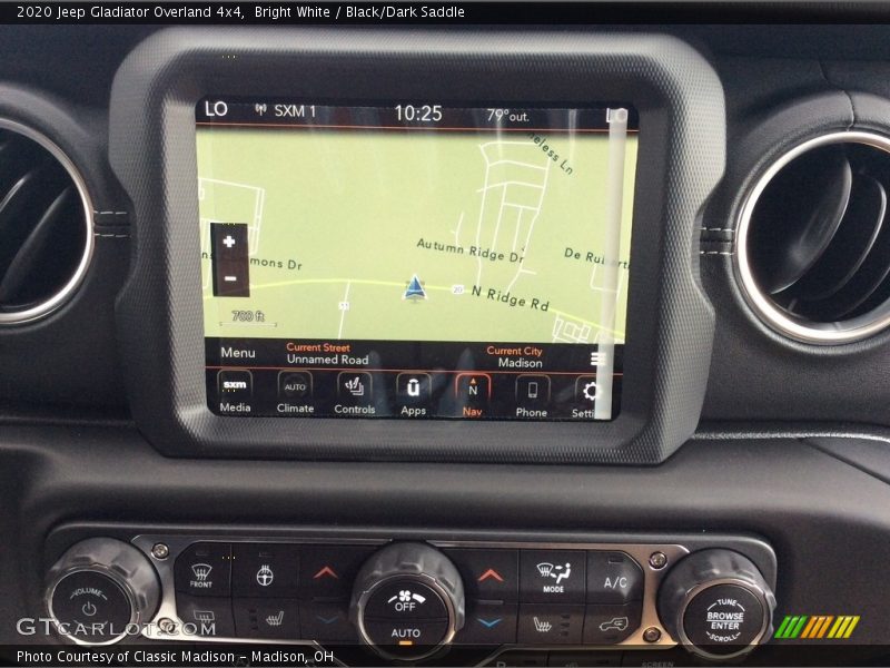 Bright White / Black/Dark Saddle 2020 Jeep Gladiator Overland 4x4