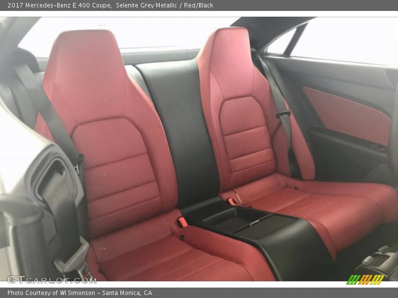 Selenite Grey Metallic / Red/Black 2017 Mercedes-Benz E 400 Coupe