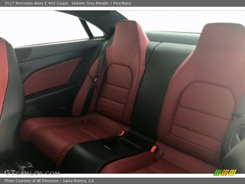 Selenite Grey Metallic / Red/Black 2017 Mercedes-Benz E 400 Coupe