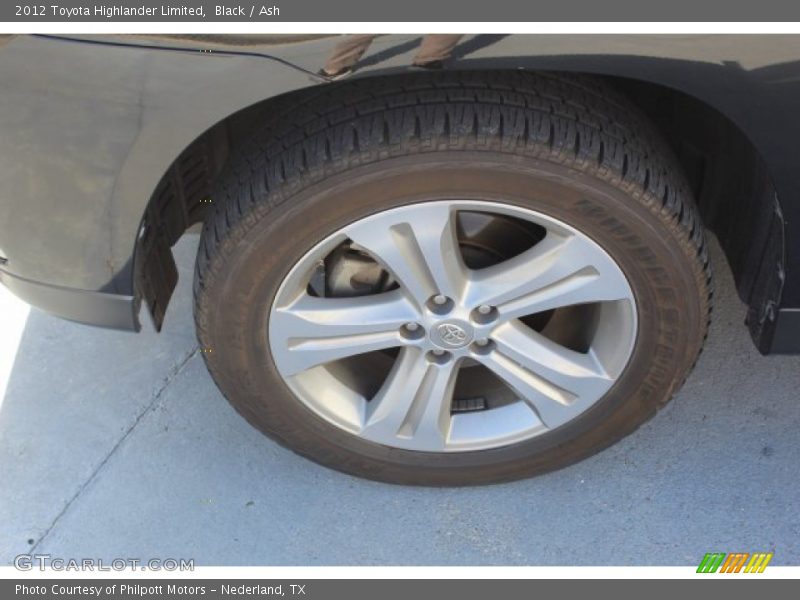Black / Ash 2012 Toyota Highlander Limited