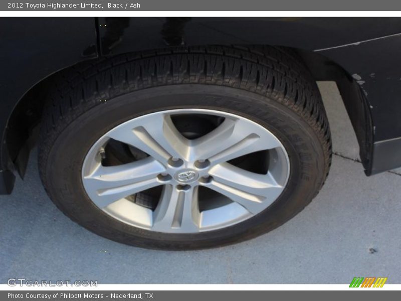 Black / Ash 2012 Toyota Highlander Limited