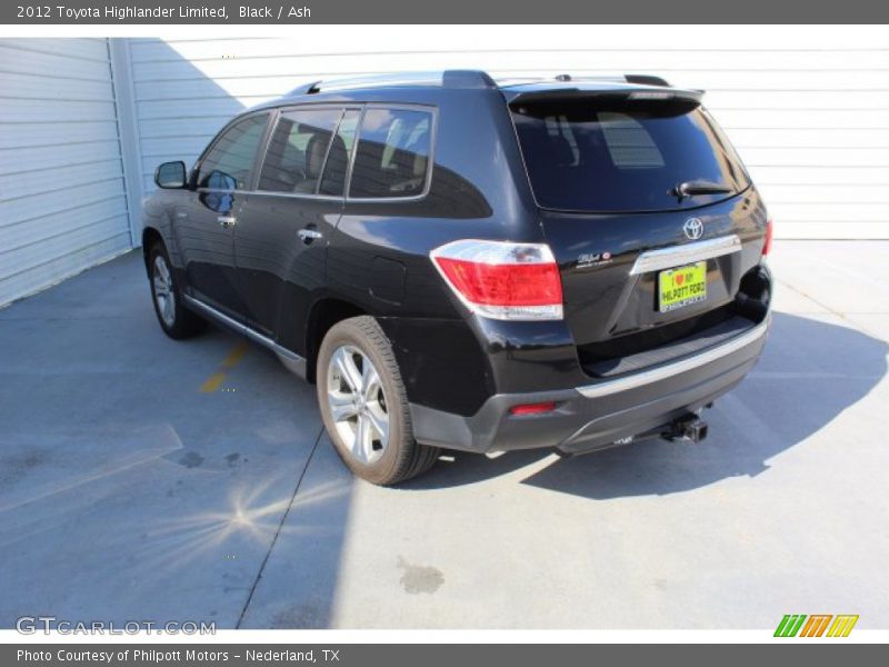 Black / Ash 2012 Toyota Highlander Limited