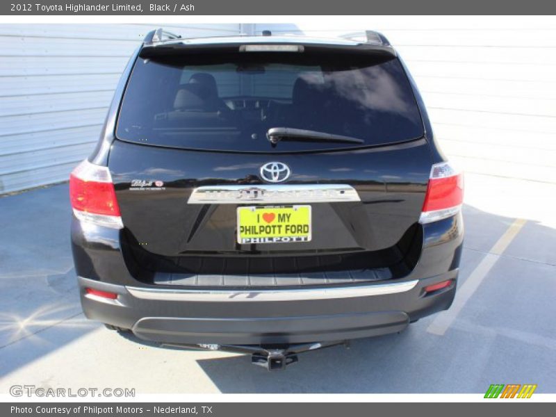 Black / Ash 2012 Toyota Highlander Limited