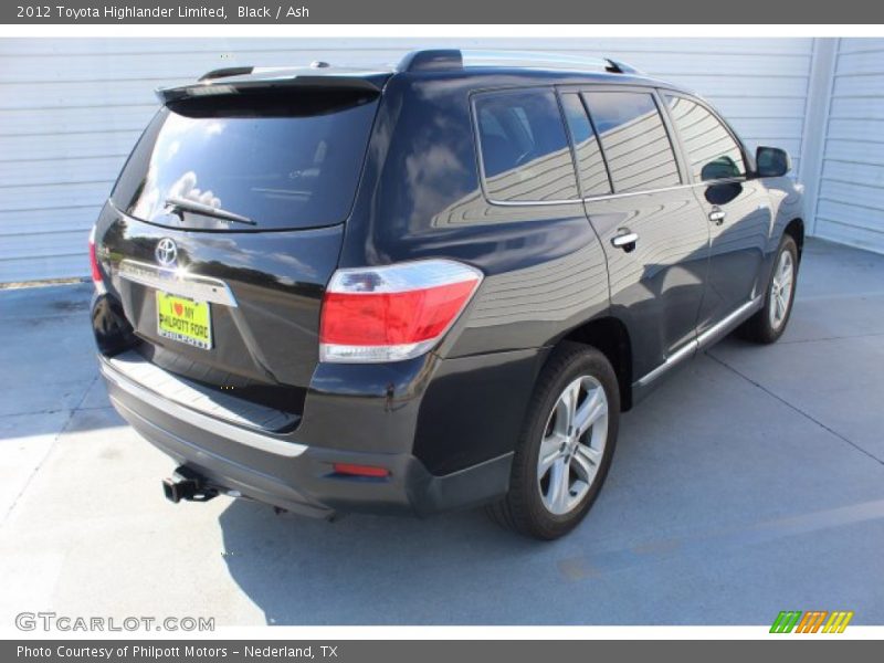 Black / Ash 2012 Toyota Highlander Limited