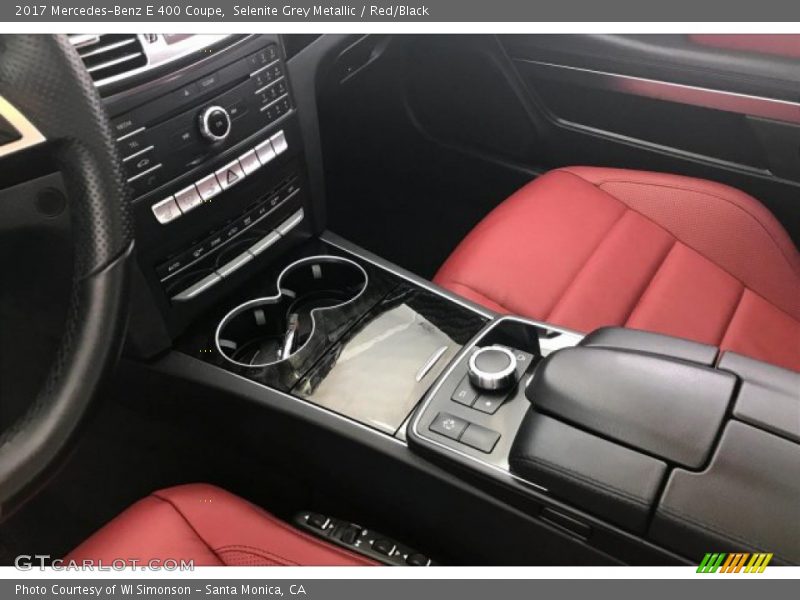 Selenite Grey Metallic / Red/Black 2017 Mercedes-Benz E 400 Coupe