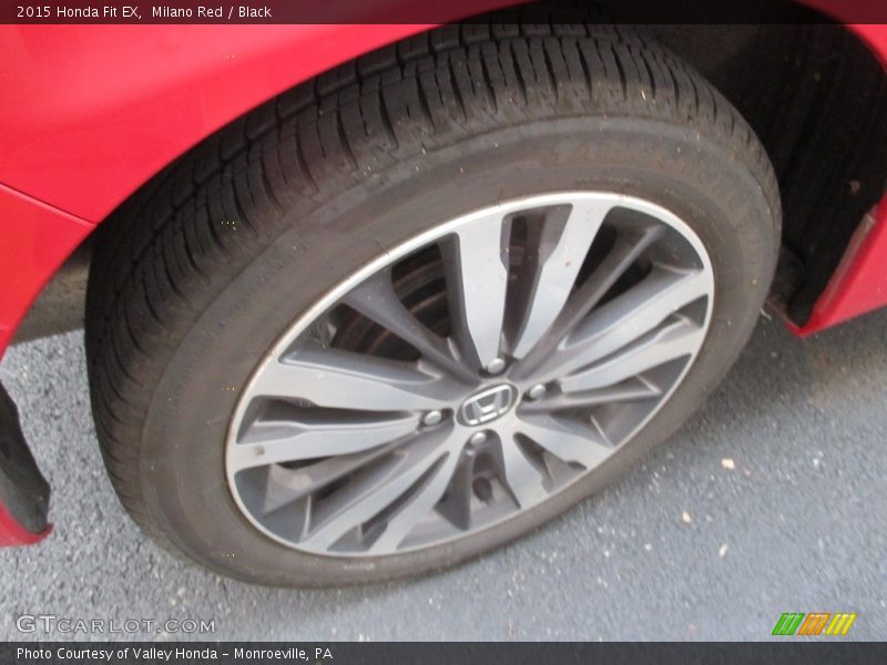 Milano Red / Black 2015 Honda Fit EX