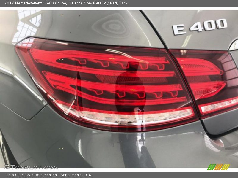 Selenite Grey Metallic / Red/Black 2017 Mercedes-Benz E 400 Coupe