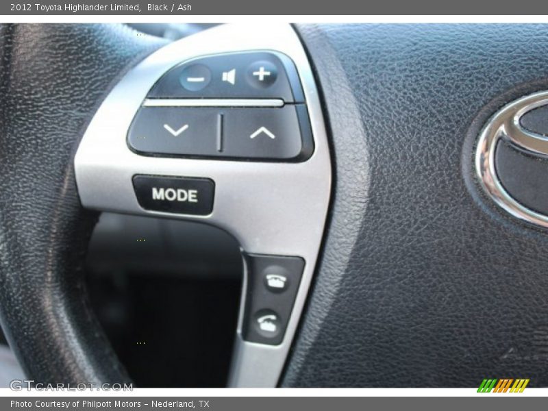 Black / Ash 2012 Toyota Highlander Limited