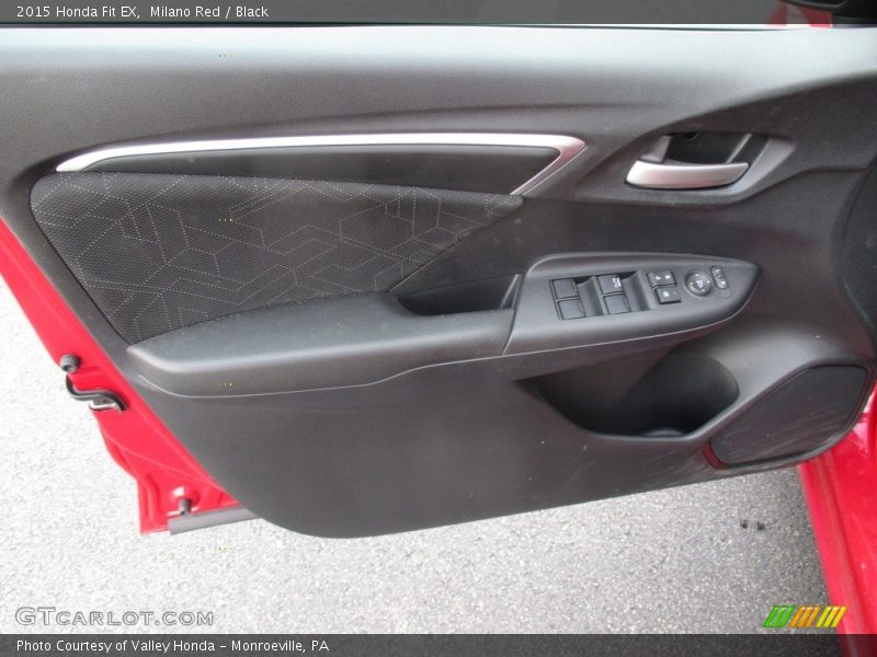 Milano Red / Black 2015 Honda Fit EX