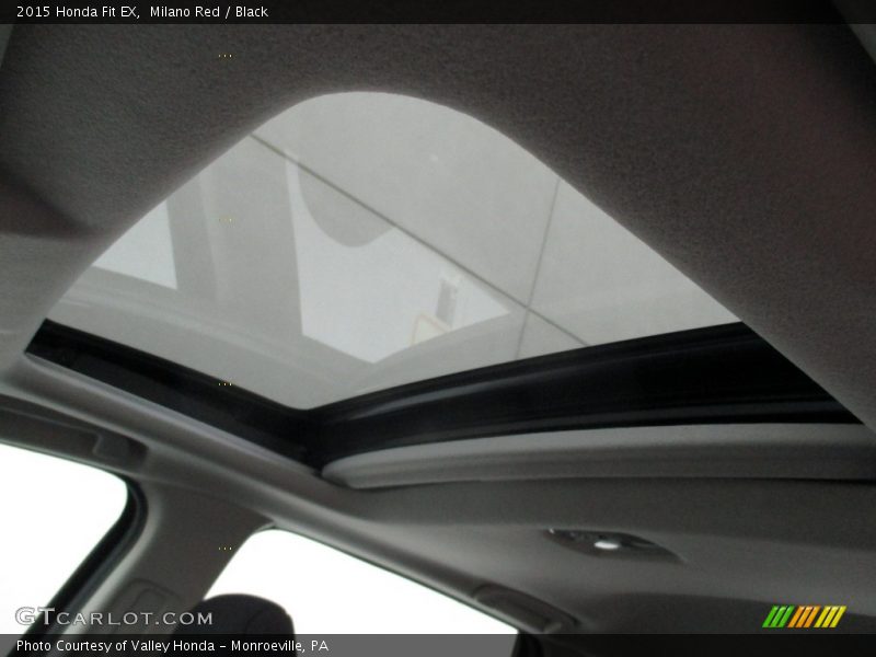 Milano Red / Black 2015 Honda Fit EX