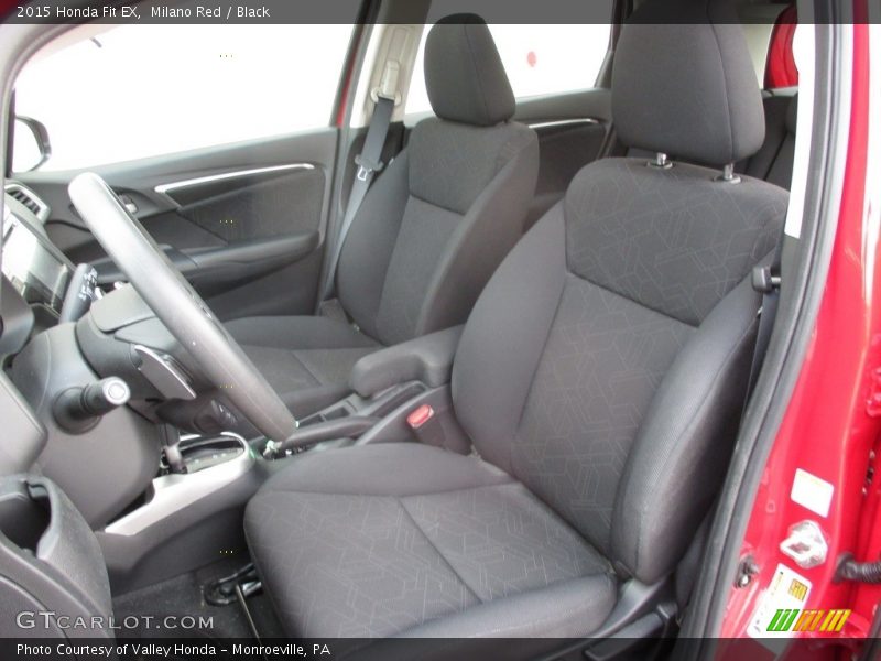 Milano Red / Black 2015 Honda Fit EX