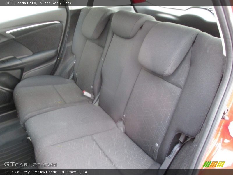 Milano Red / Black 2015 Honda Fit EX