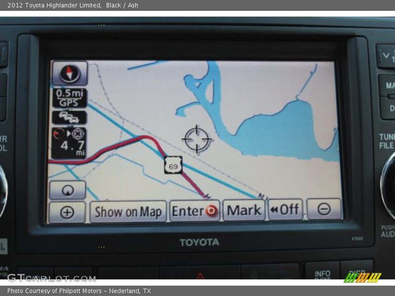 Black / Ash 2012 Toyota Highlander Limited