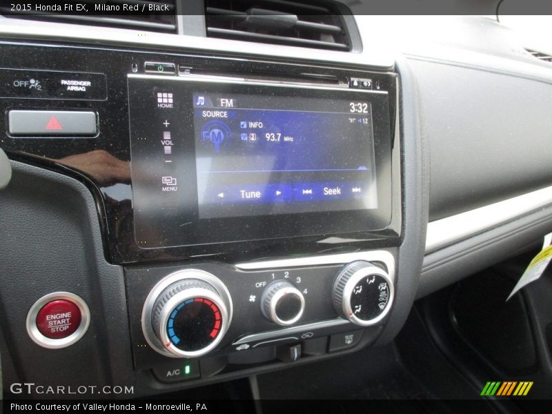 Milano Red / Black 2015 Honda Fit EX