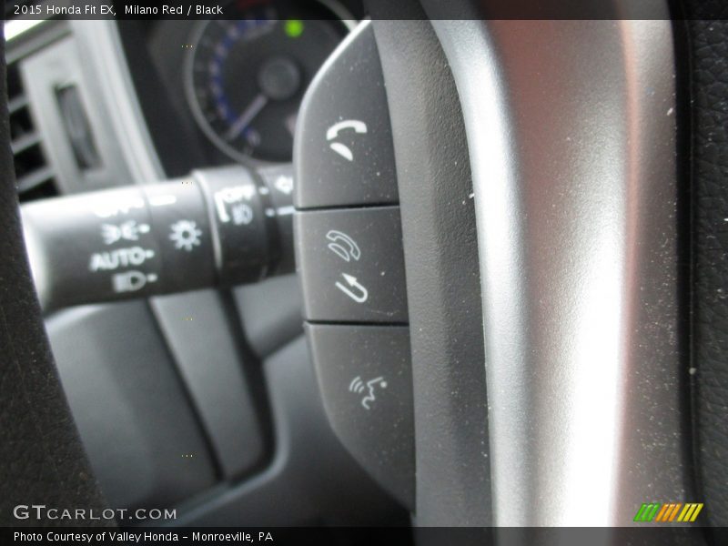 Milano Red / Black 2015 Honda Fit EX