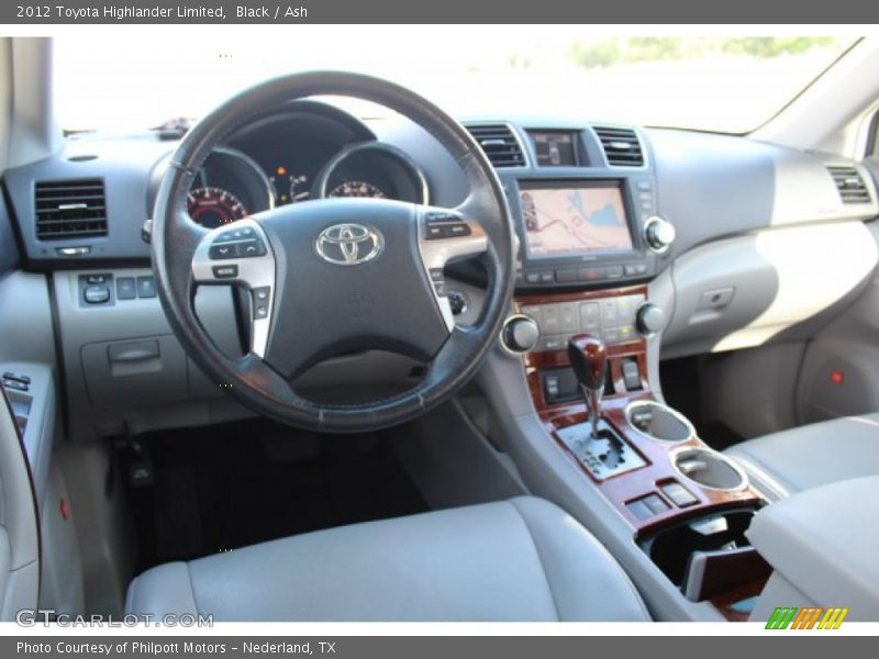 Black / Ash 2012 Toyota Highlander Limited