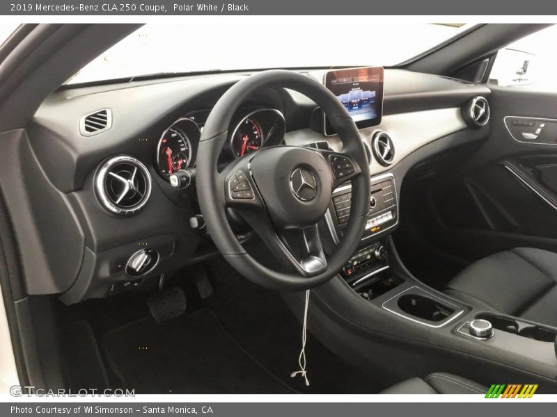 Polar White / Black 2019 Mercedes-Benz CLA 250 Coupe