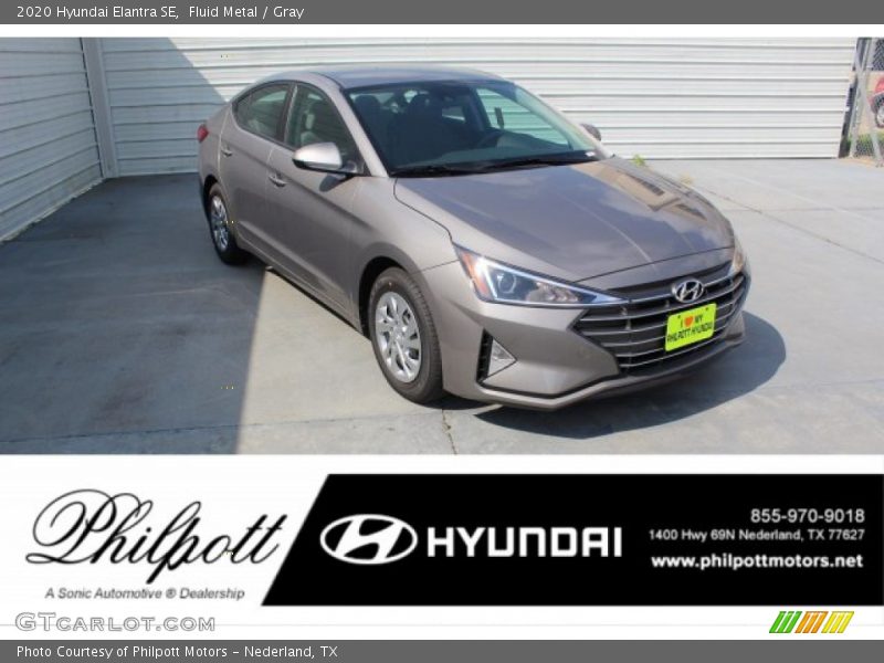 Fluid Metal / Gray 2020 Hyundai Elantra SE