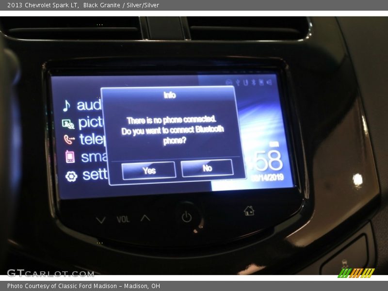 Black Granite / Silver/Silver 2013 Chevrolet Spark LT